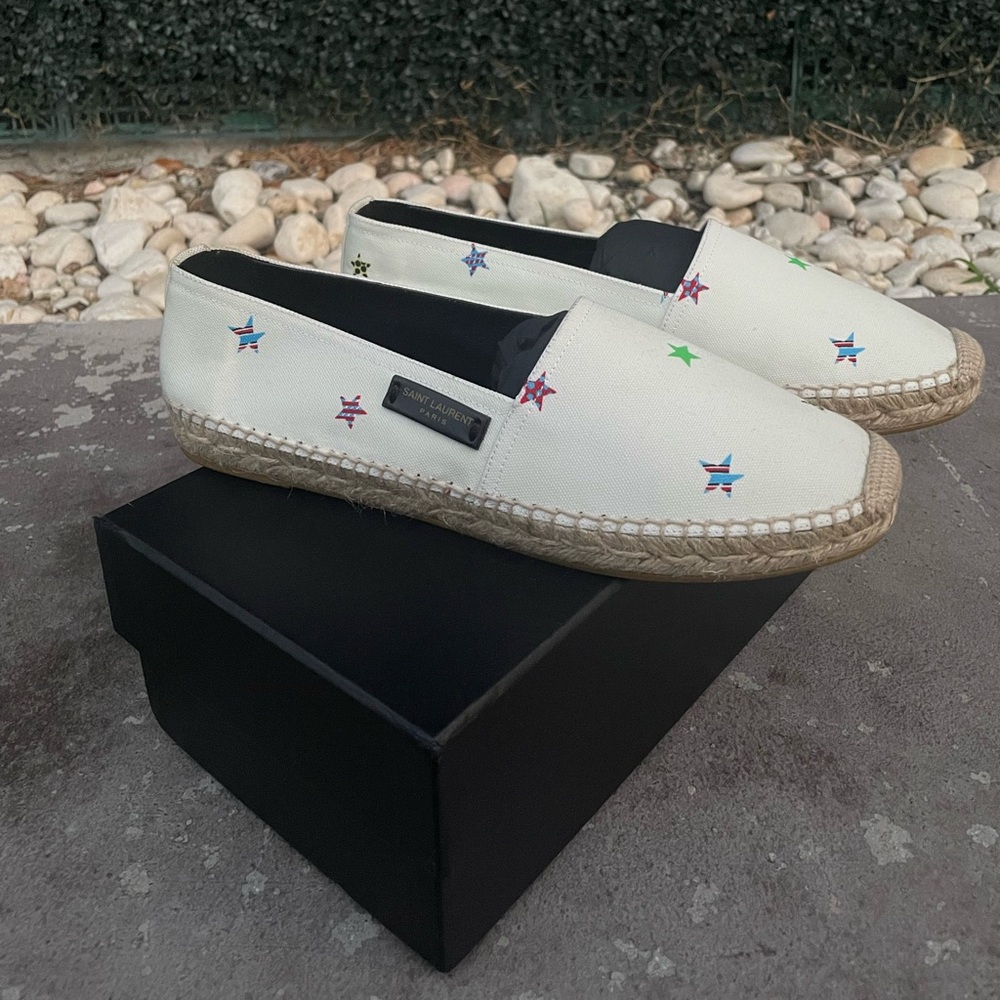 Saint Laurent Star Espadrilles